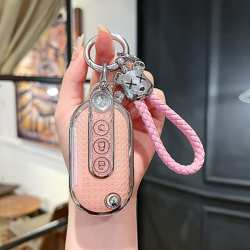 五菱宏光miniev钥匙套马卡龙22款