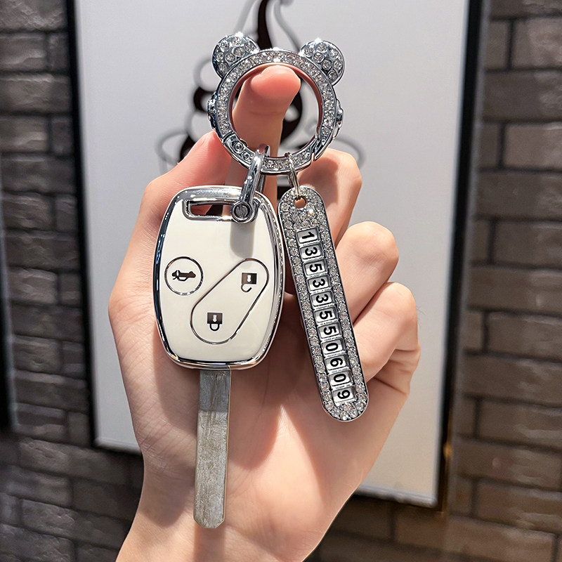 适用于BT直板钥匙壳老款飞度CRV思域雅阁奥德赛锋范汽车钥匙壳