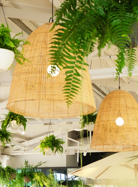 Sikadesign北欧丹麦原装进口手工竹编灯罩简约休闲Showroom Lamp