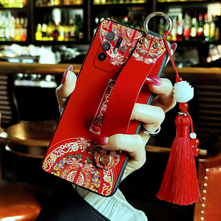 A32女款 OPPO A95手机壳A96腕带支架A93S防摔镜头A92S潮牌网红A91磨砂软壳A75中国风A55国潮A97斜挎带挂绳A52