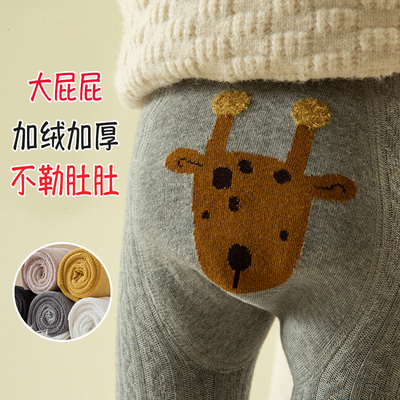 微胖宝宝加绒加厚打底裤