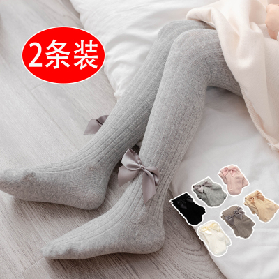 春秋季棉质公主风洋气儿童连裤袜