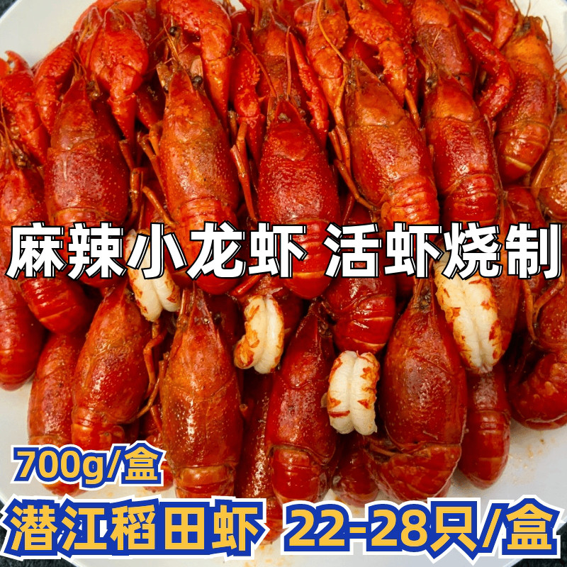 潜江麻辣小龙虾加热即食活虾烧制