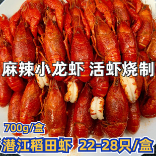 潜江新鲜麻辣小龙虾速食加热即食熟食盒装鲜活活虾烧制调味虾商用