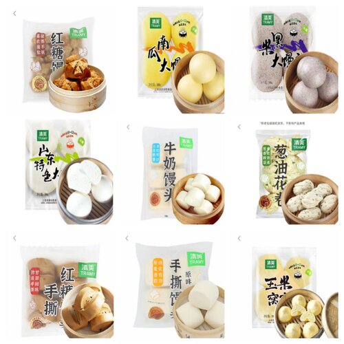上海清美袋装包装早晚餐速食馒头面点糕点只发江浙沪皖包邮