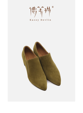 德芙琳Kacey Devlin秋季尖头裸靴KD6201