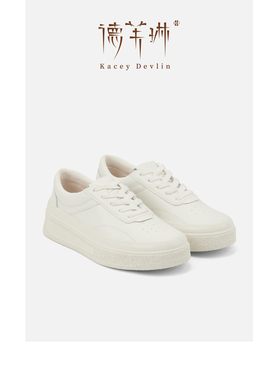 德芙琳Kacey Devlin新款小白鞋厚底增高女鞋KD3171