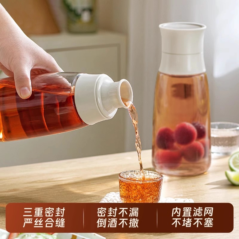 食品级玻璃密封不漏存酒更放心