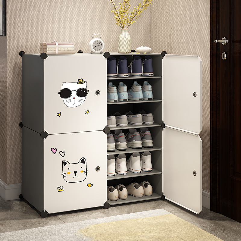 鞋架宿舍简易门口多层防t尘家用室内好看经济型收纳卧室小型鞋柜