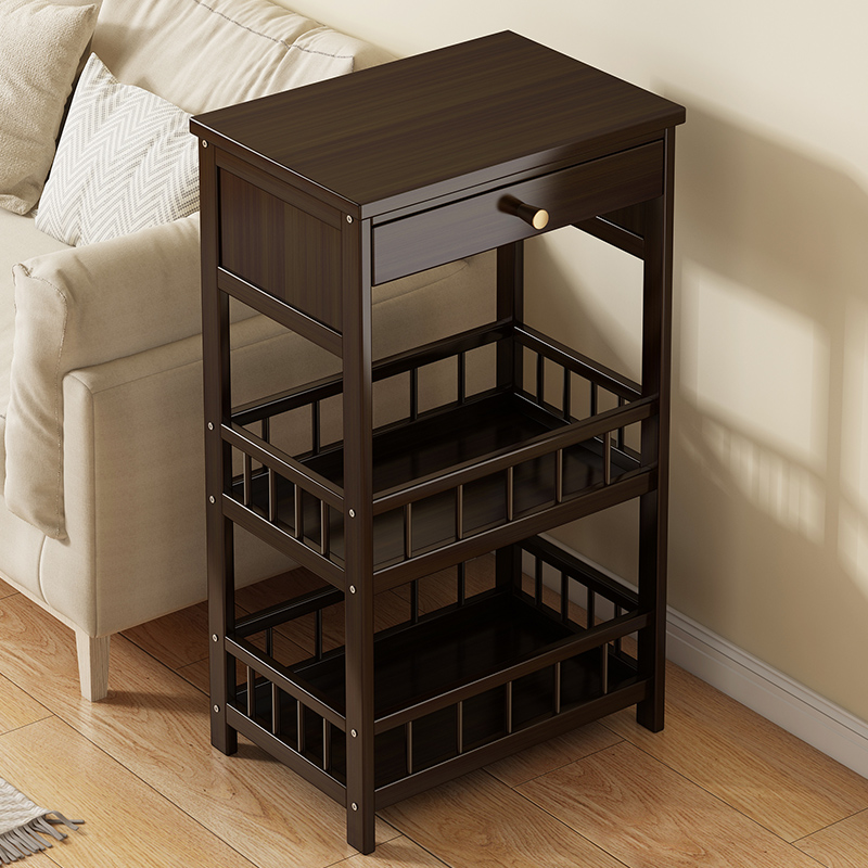 博古架茶水柜茶具收纳架客厅置物架D办公室储物柜茶叶架子茶桌边