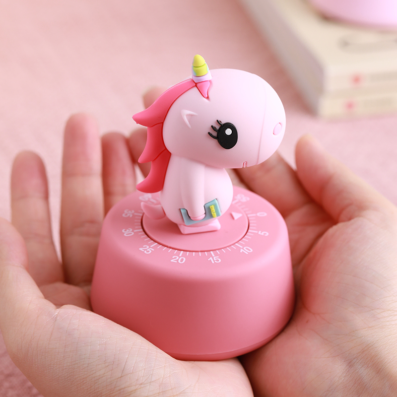 卡通网红倒计时器儿童q学生学习定时专用闹钟两用厨房时间管理提