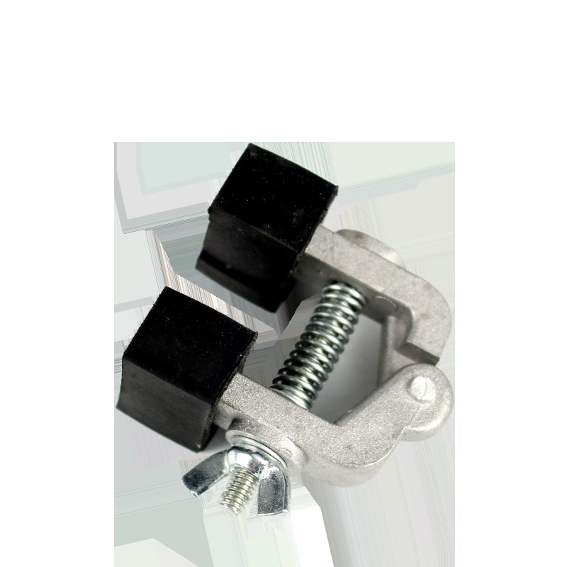 实验室开口反应瓶夹具万用型法兰夹密封F件光催化反应器专用夹反