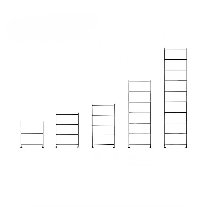 凯伦家居不锈钢框架置物架配x件铁架落地储物架客厅多层家用置物