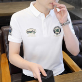 短袖 时尚 T恤polo衫 舒适2026年新款 轻奢上衣 翻领高端潮流夏季 男士