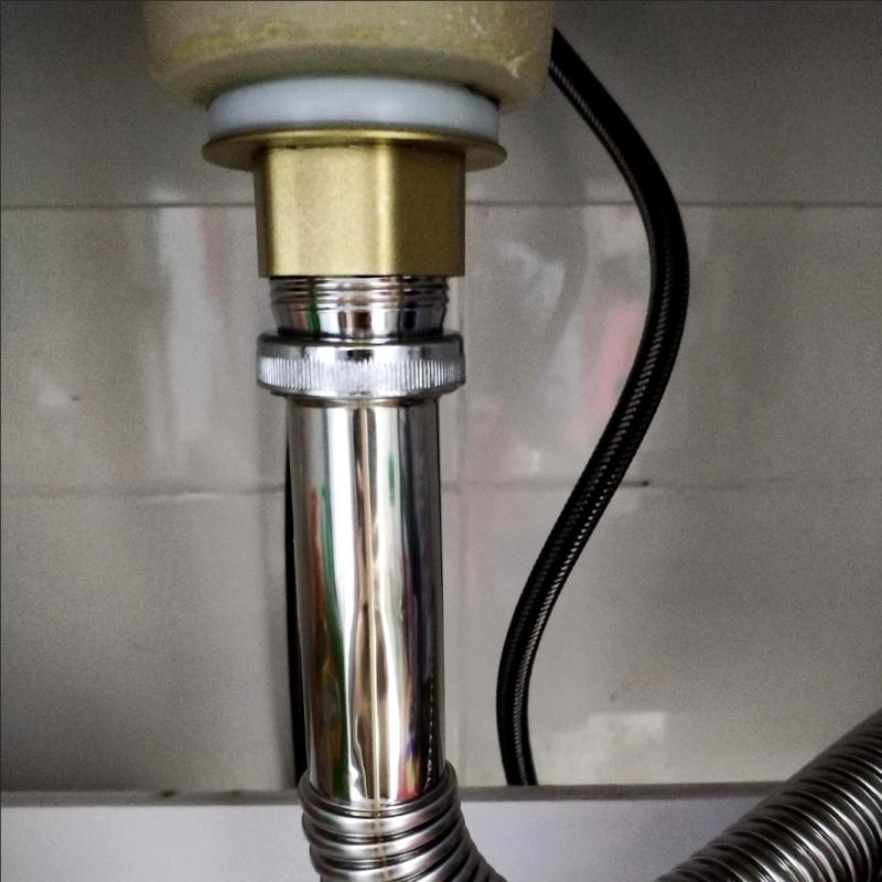 洗手盆漏水塞下水道整套卫生间台盆按压式防返臭神器防臭防堵软管