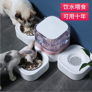 猫咪狗狗饮水机自动喂食器饮水器宠物喝水喂水神器用品流动不插电