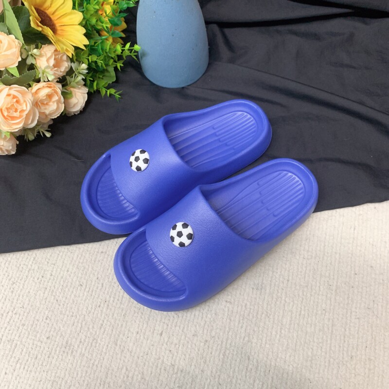 亲子父子兄弟足球耐脏耐穿防不臭脚不吸水居家室内防滑儿童凉拖鞋