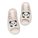 侧边漏水速干进出洗手间方便浴室内洗澡夏季 清爽熊猫头女士凉拖鞋