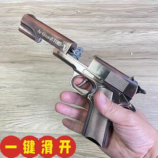 沙漠之鹰砸炮枪全金属大号砸响炮手枪儿童玩具模型不可发射砸响枪