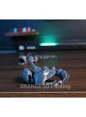 大岩蛇宝可梦一体关节可活动潮玩手办儿童礼物车载摆件创意3D打印