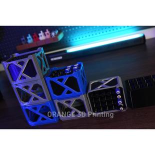 创意3D打印机甲前卫风5号AA7号AAA电池收纳盒桌面实用手办模型