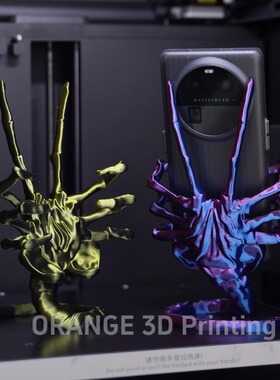 异形手办抱脸虫游戏手柄手机支架潮个性手办摆件夺命舰拍摄道具