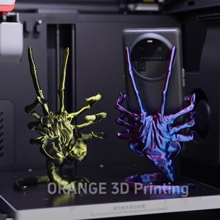 异形手办抱脸虫游戏手柄手机支架潮个性手办摆件夺命舰拍摄道具