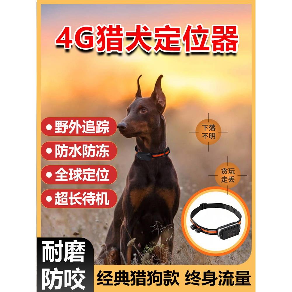 4G猎狗定位器宠物猫咪狗狗gps项圈防走丢远程呼叫防水跟踪定仪器j