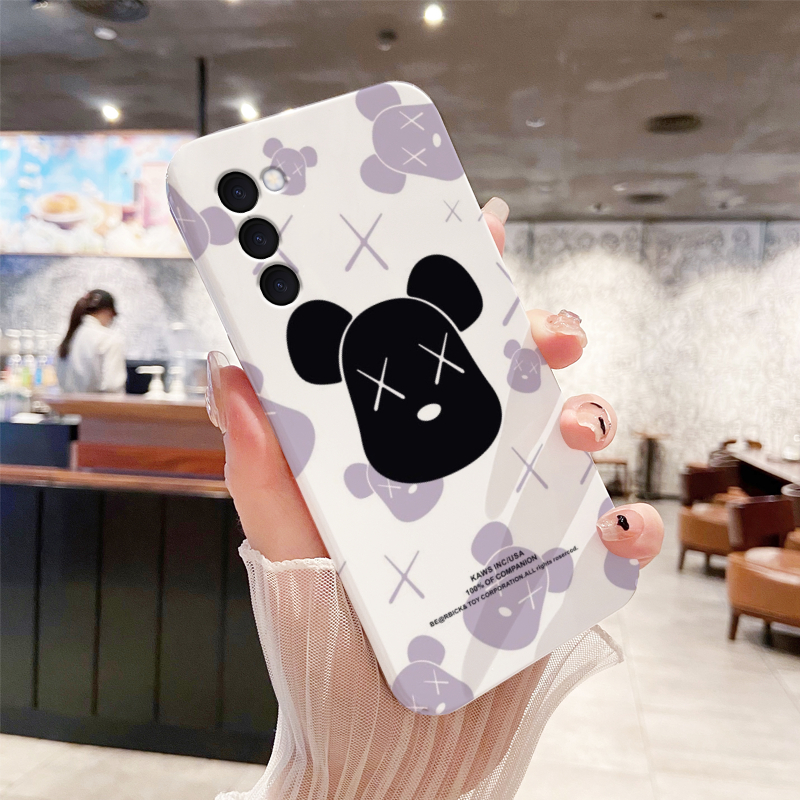 适用OPPOA55手机壳软硅胶防摔文艺PEMT00高级感新款超薄网红男女光面情侣款