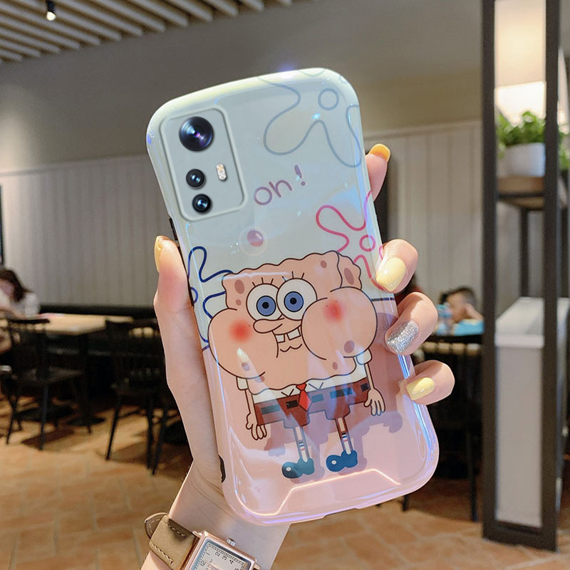 蓝光小蛮腰适用小米12手机壳13硅胶镜头全包12pro防摔12x网红男女情侣款新品miui曲屏软保护套ultra卡通可爱