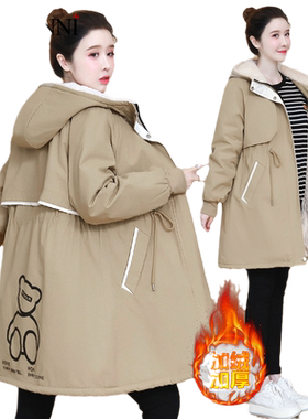 冬装棉衣棉袄派克服冬季连帽棉服