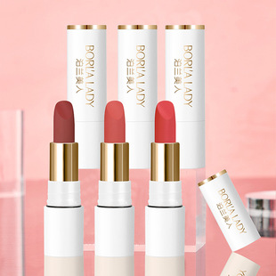 泊兰美人轻薄哑光不沾杯口红不脱妆唇膏哑光防水显白学生平价口红