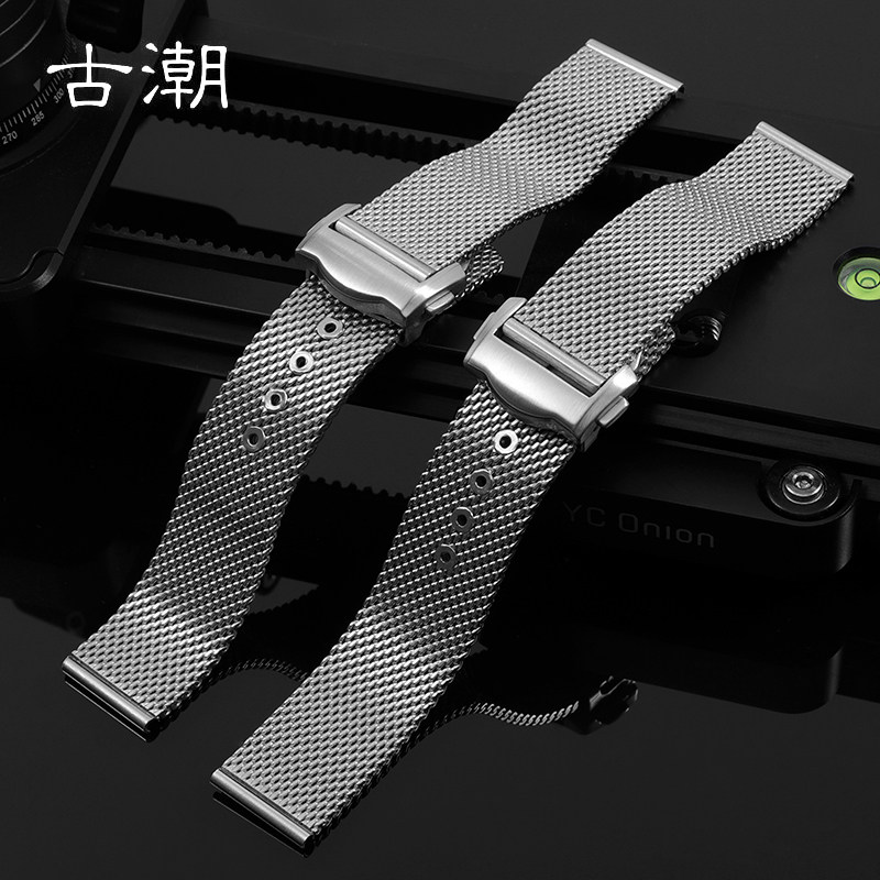 适配欧米茄海马无暇赴死精钢表带