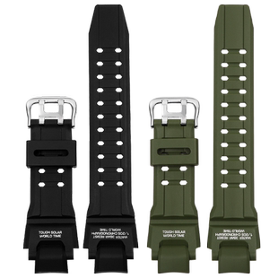 适配卡西欧空霸GA-1100表带GA1000表带GWA1100/GW-4000凹口手表带