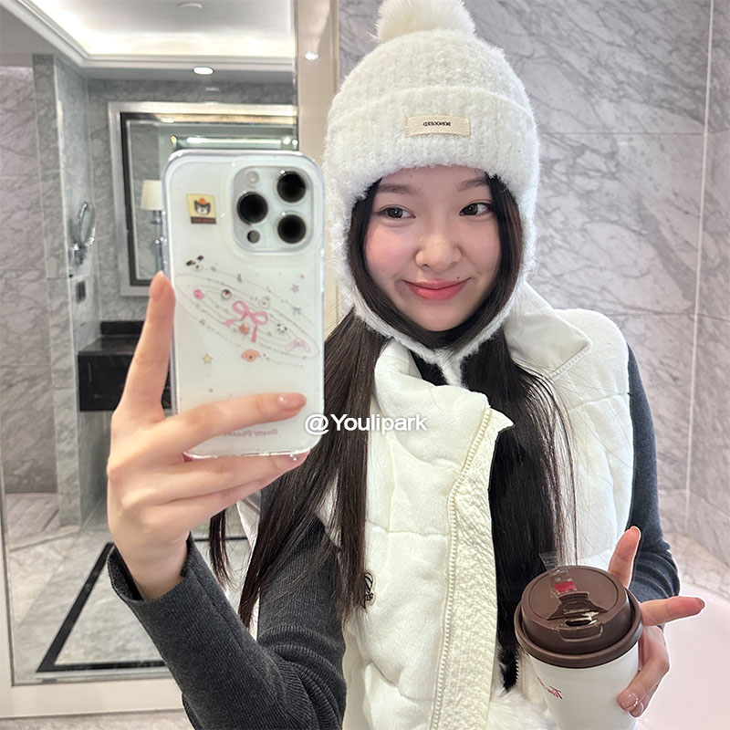 苹果手机壳清新蝴蝶结小动物星球