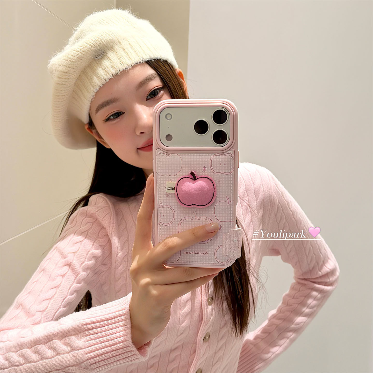 由里公园ins韩系少女奶油粉格纹立体苹果17适用17pro苹果17ProMax手机壳iPhone16全包14新款16Promax保护套13,3C数码配件,手机保护套/壳,淘宝优惠券,粉丝福利购,淘宝优惠卷