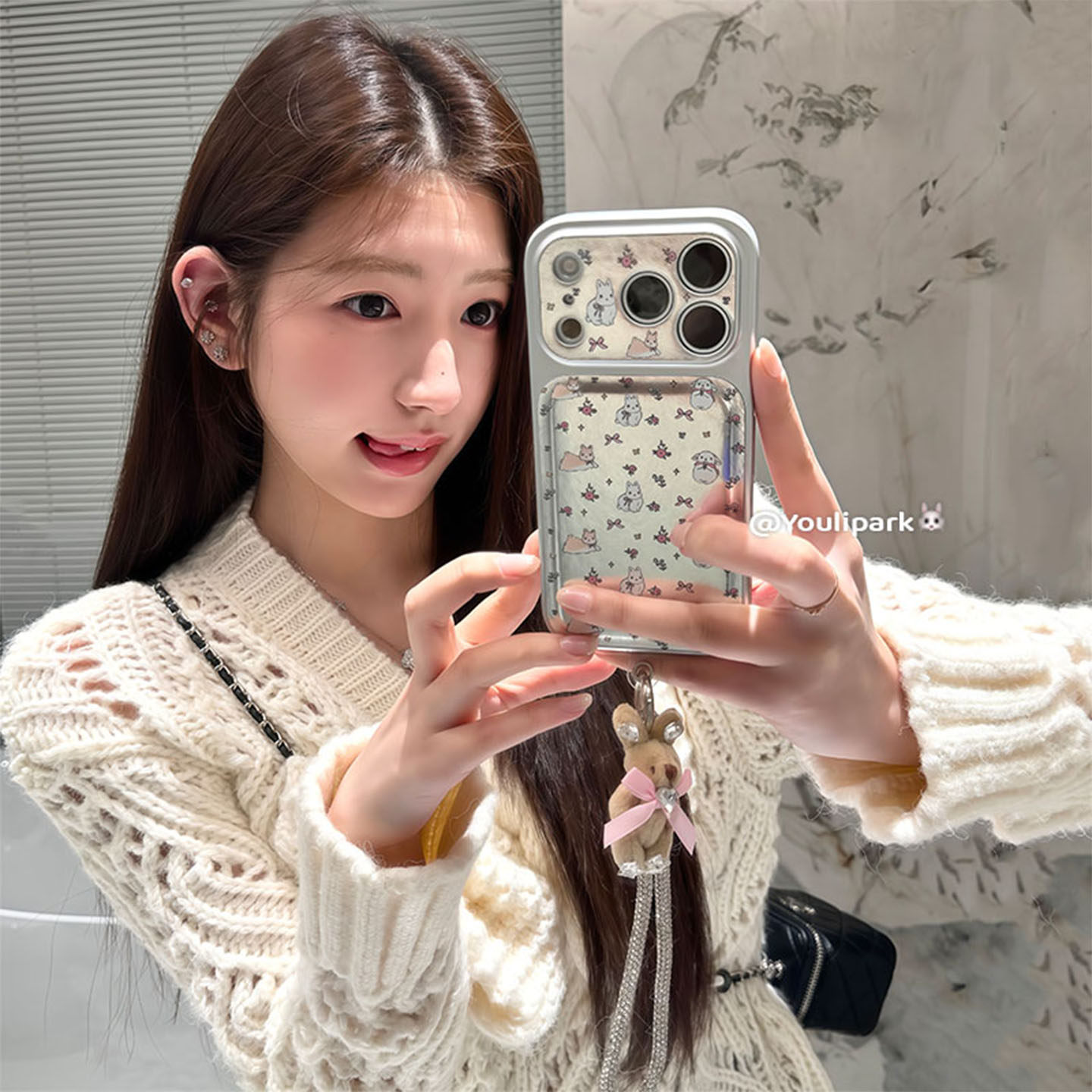 由里公园ins韩系少女可爱甜美满屏碎花兔子17适用17pro苹果17ProMax手机壳iPhone16全包14新款16Promax保护套,3C数码配件,手机保护套/壳,淘宝优惠券,粉丝福利购,淘宝优惠卷