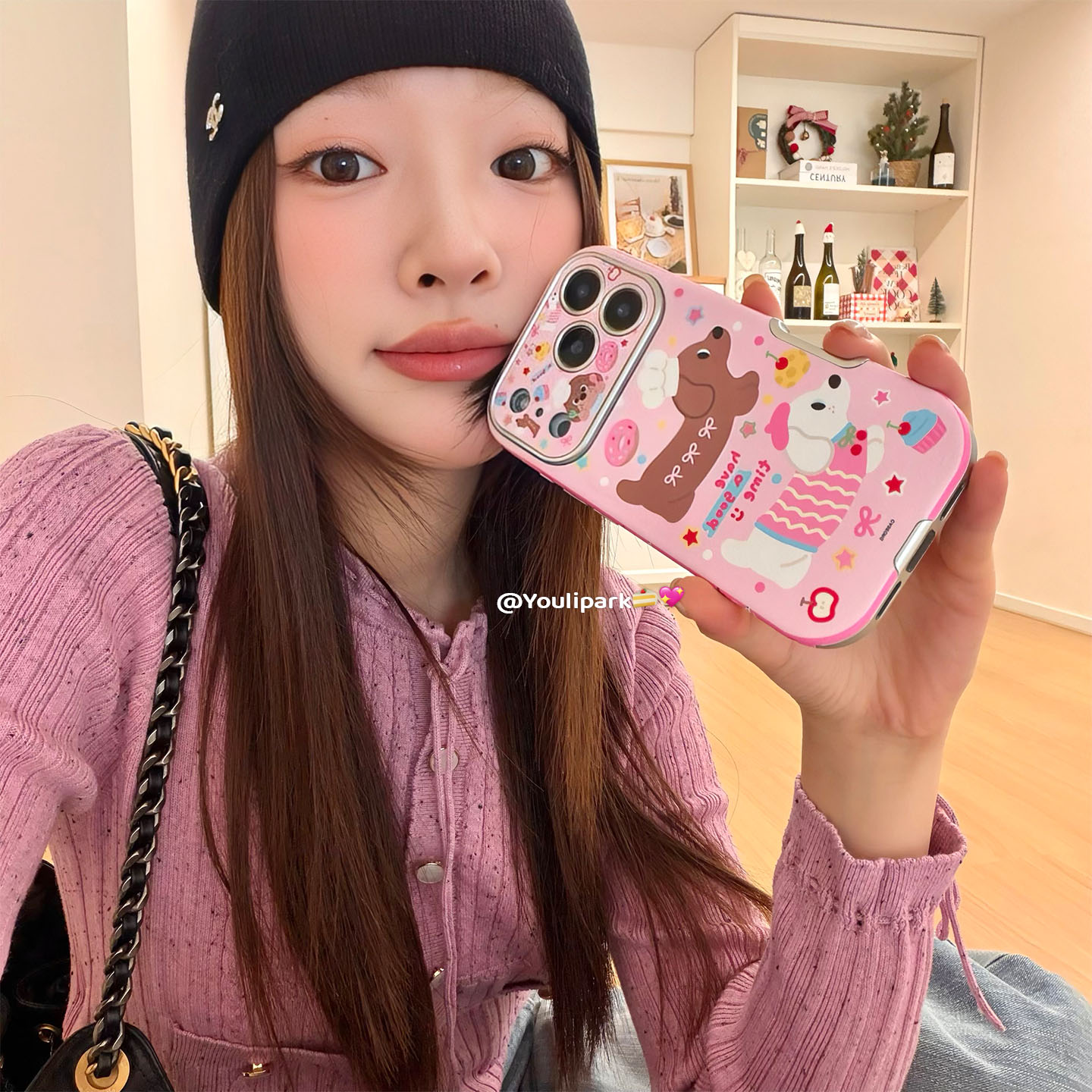 可爱甜品星星腊肠狗苹果手机壳女