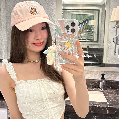 苹果手机壳软可爱少女极光丘比特