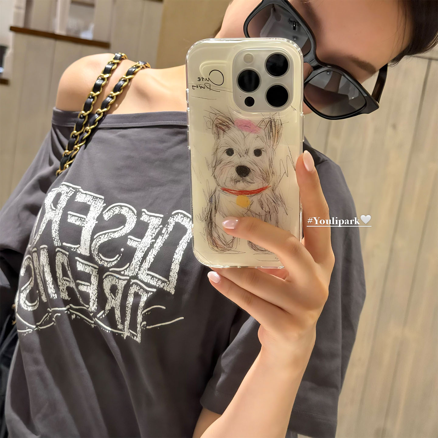 可爱艺术涂鸦潦草小狗苹果手机壳