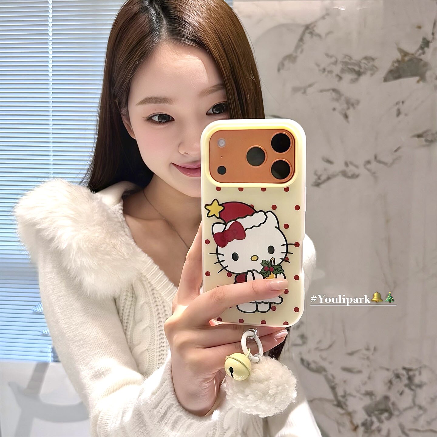 由里公园ins韩系可爱波点圣诞星星帽猫咪17适用17pro苹果17ProMax手机壳iPhone16全包14新款16Promax保护套女,3C数码配件,手机保护套/壳,淘宝优惠券,粉丝福利购,淘宝优惠卷