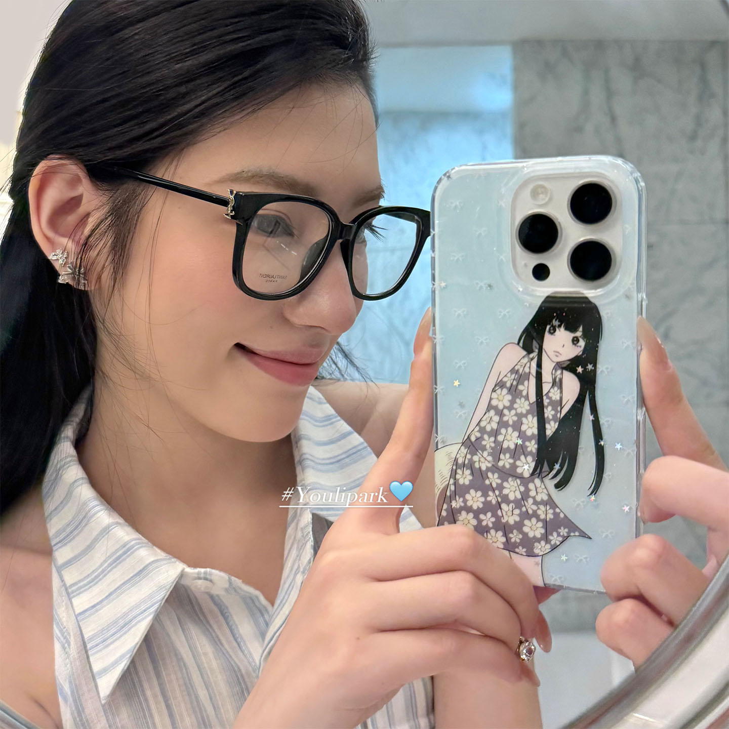 动漫黑沼爽子少女插画苹果手机壳