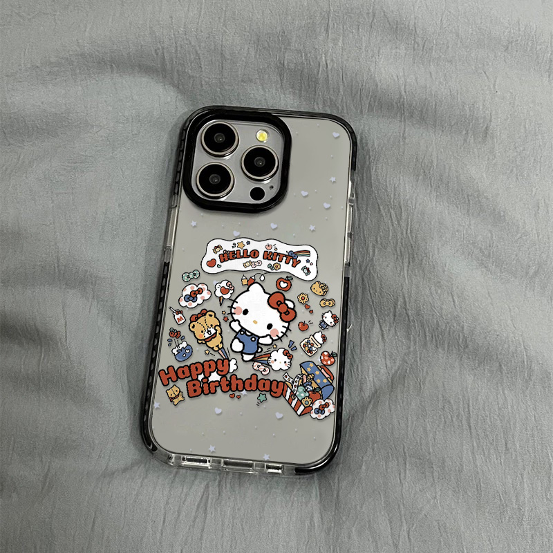 适用苹果16手机壳HelloKitty可爱iPhone16promax外壳15新款13pro软壳14防摔15promax女12全包11磨砂手机套男