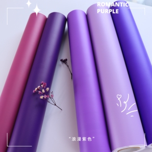 紫色系贴纸橱柜玻璃贴防水防油不干胶即时贴墙贴装饰装潢翻新