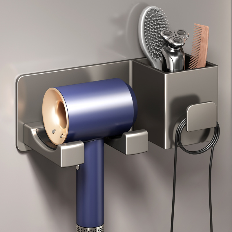 免打孔吹风机壁挂收纳架