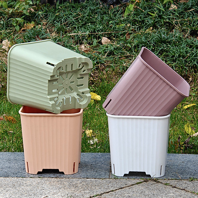 多肉花盆方形多孔透气花卉蔬菜育苗盆栽耐用大口径室内控根塑料盆,鲜花速递/花卉仿真/绿植园艺,花盆,淘宝优惠券,粉丝福利购,淘宝优惠卷