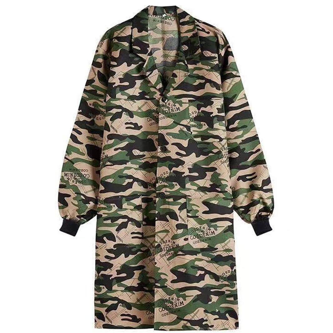 新款大褂工作服男劳保仓管