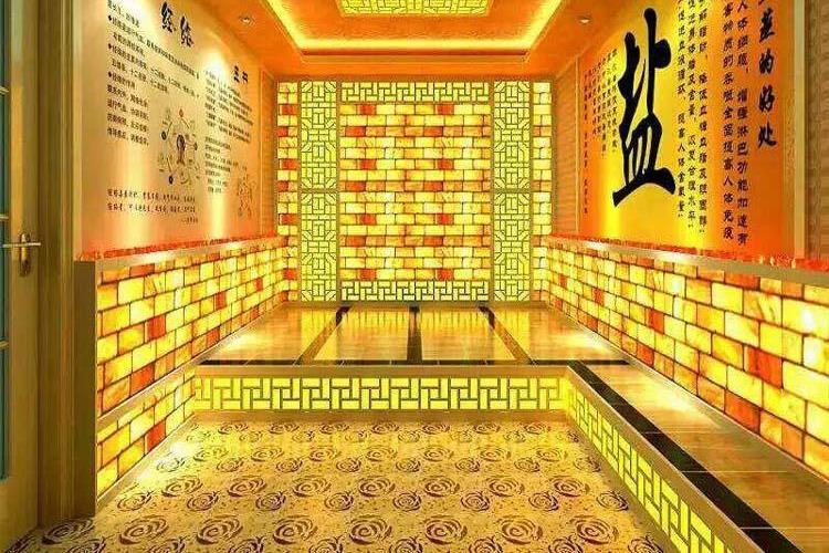 Tùy chỉnh xa hồng ngoại tourmaline nhà thầu hấp phòng xông hơi phòng làm đẹp thẩm mỹ viện sử dụng cài đặt duy nhất - Phòng tắm hơi / Foot Bath / Thể hình giường đá muối himalaya