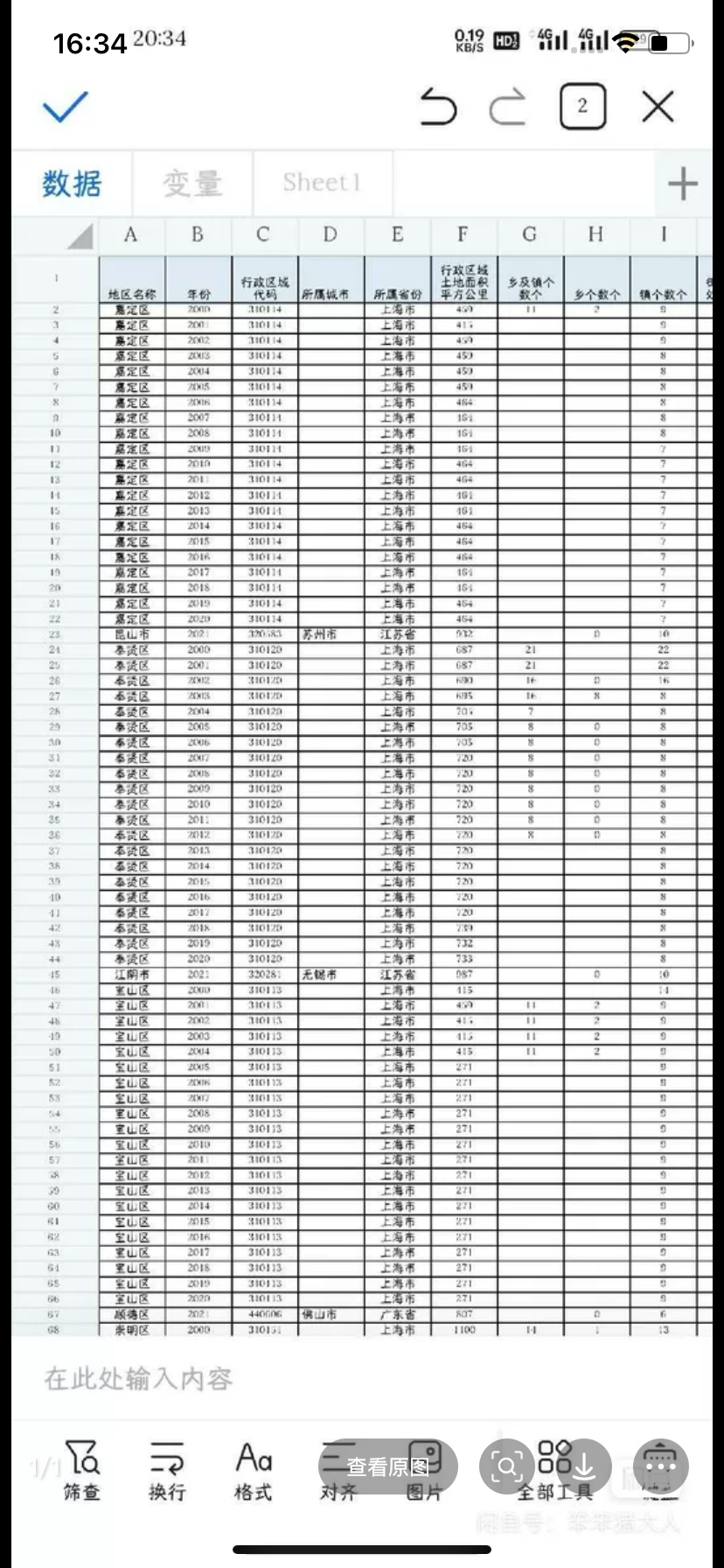 2000-2023年中国县域统计年鉴面板数据