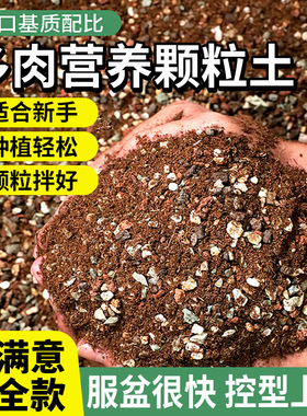 多肉土专用营养土肉肉颗粒土植物种植土铺面石叶插家用泥炭土大包